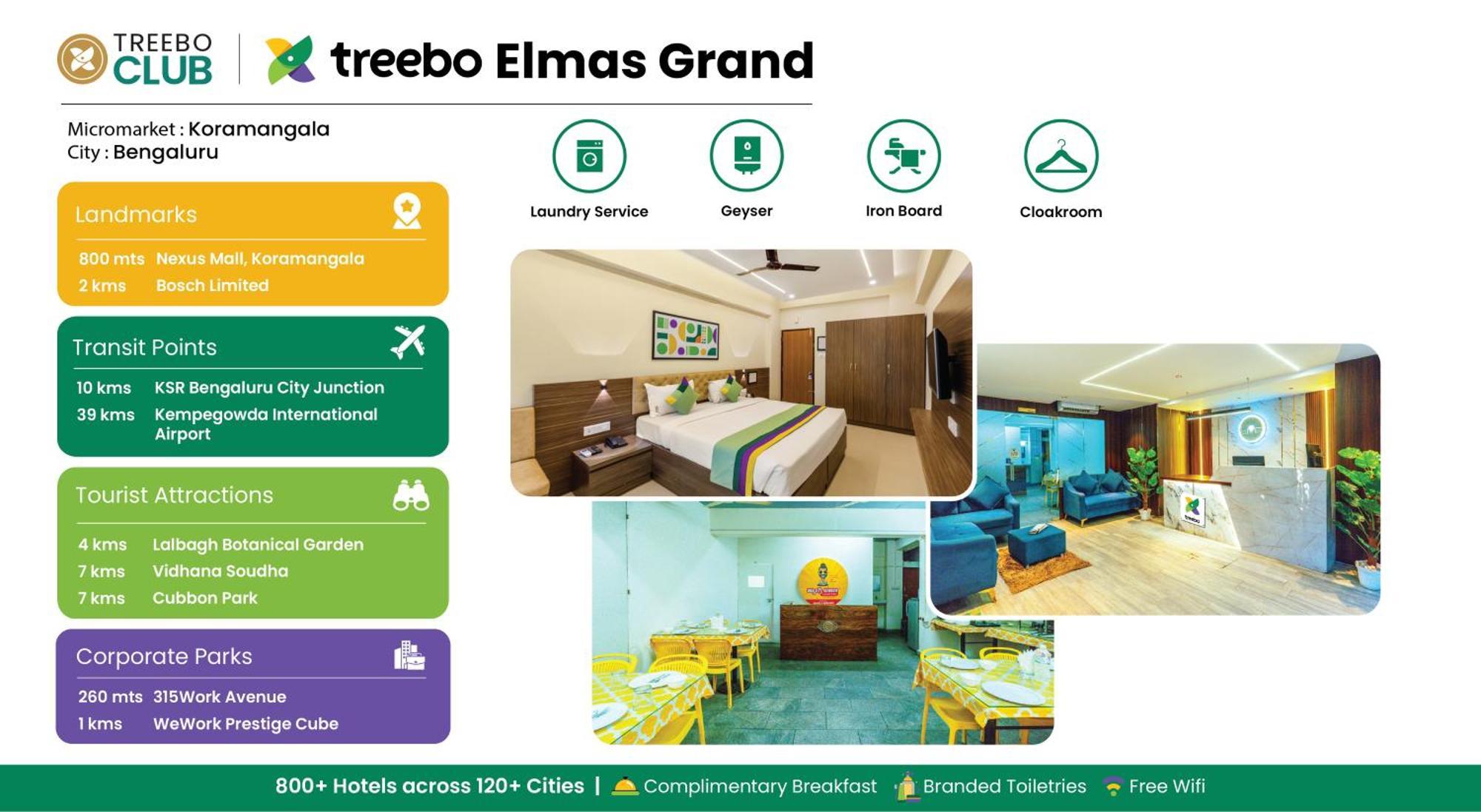 班加罗尔 Treebo Elmas Grand酒店 外观 照片